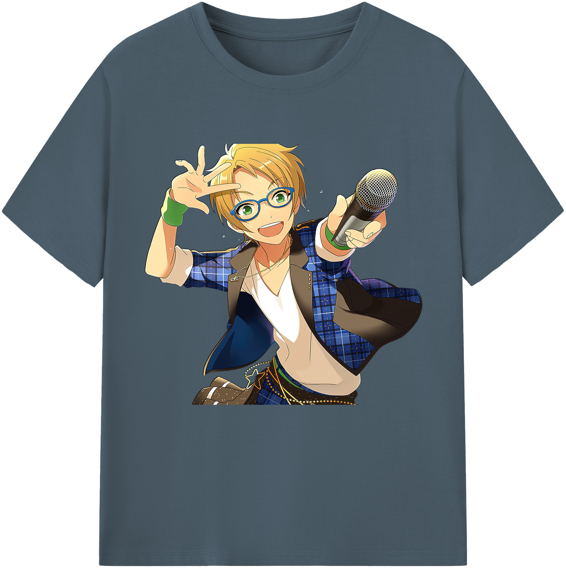 （画像用） あんさんぶるスターズ! Ensemble Stars 綿100％半袖Tシャツ（フロントプリント）